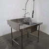 Stainless Steel Sink Bench With Splashback