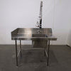 Stainless Steel Sink Bench With Splashback