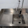 Stainless Steel Sink Bench With Splashback