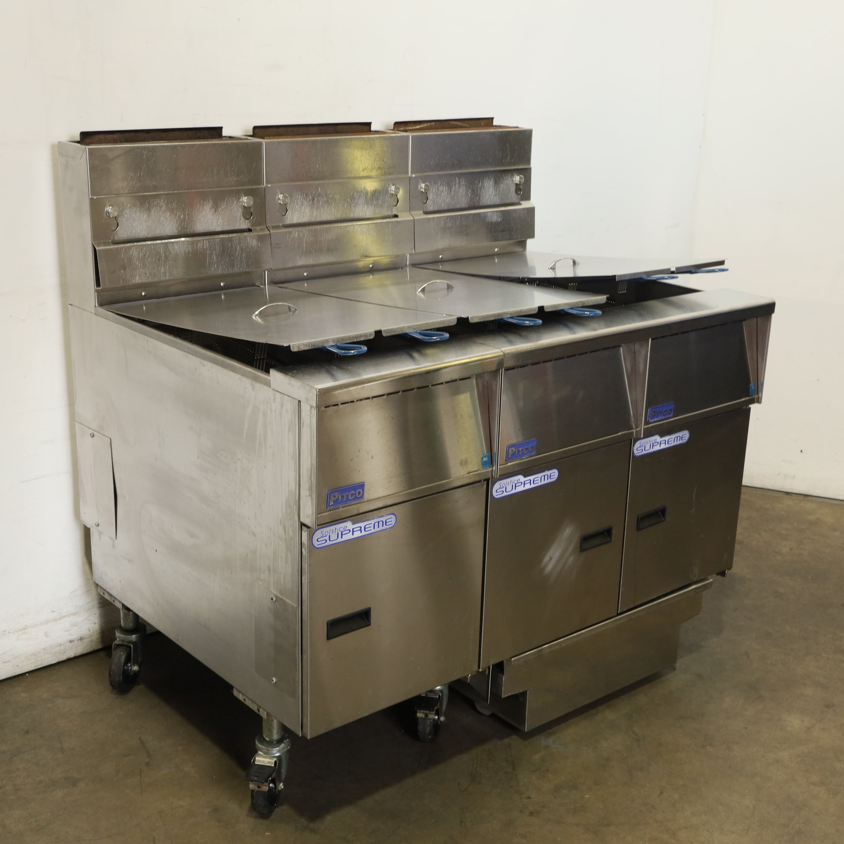 Pitco SSH55-FR 3 Pan Fryer