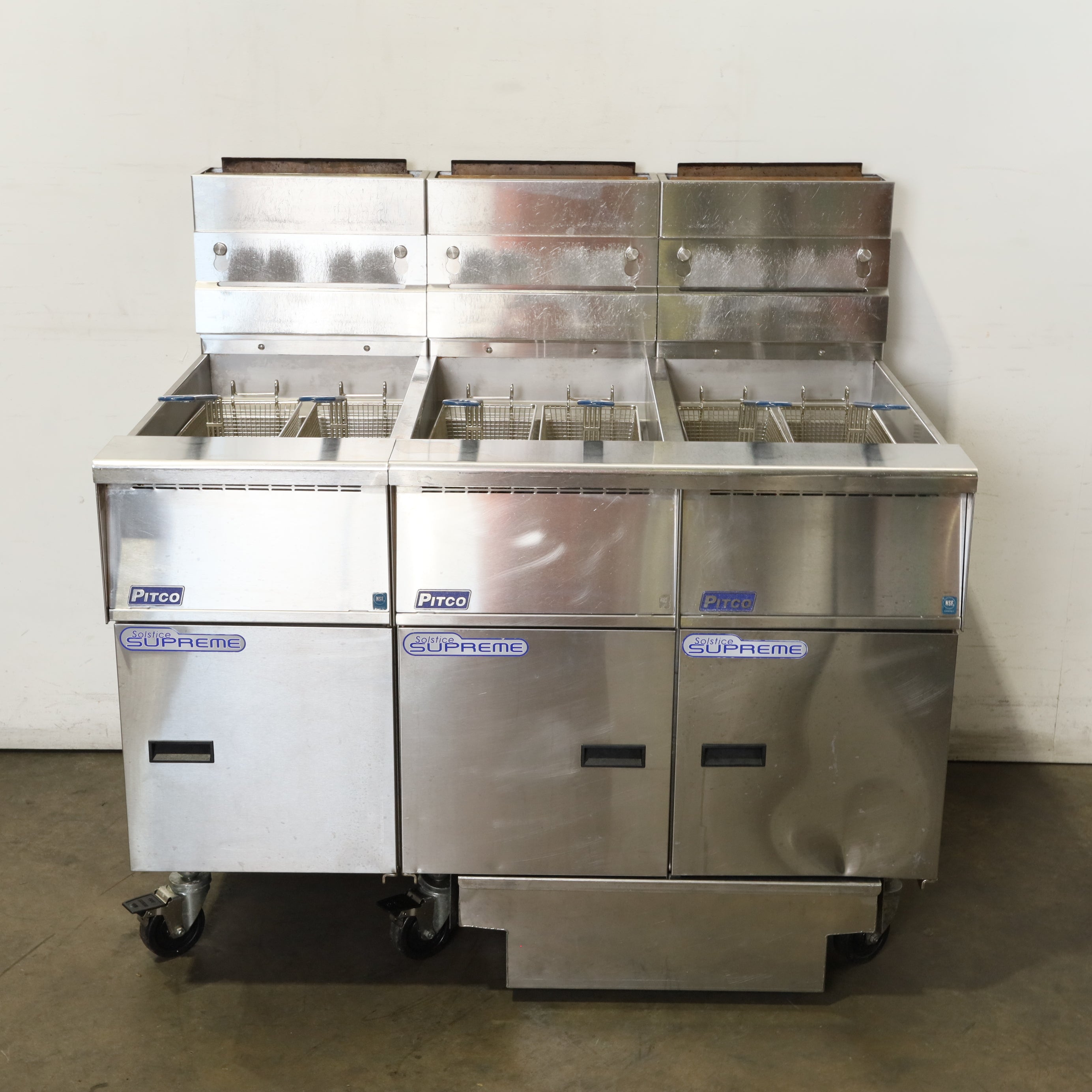 Pitco SSH55-FR 3 Pan Fryer