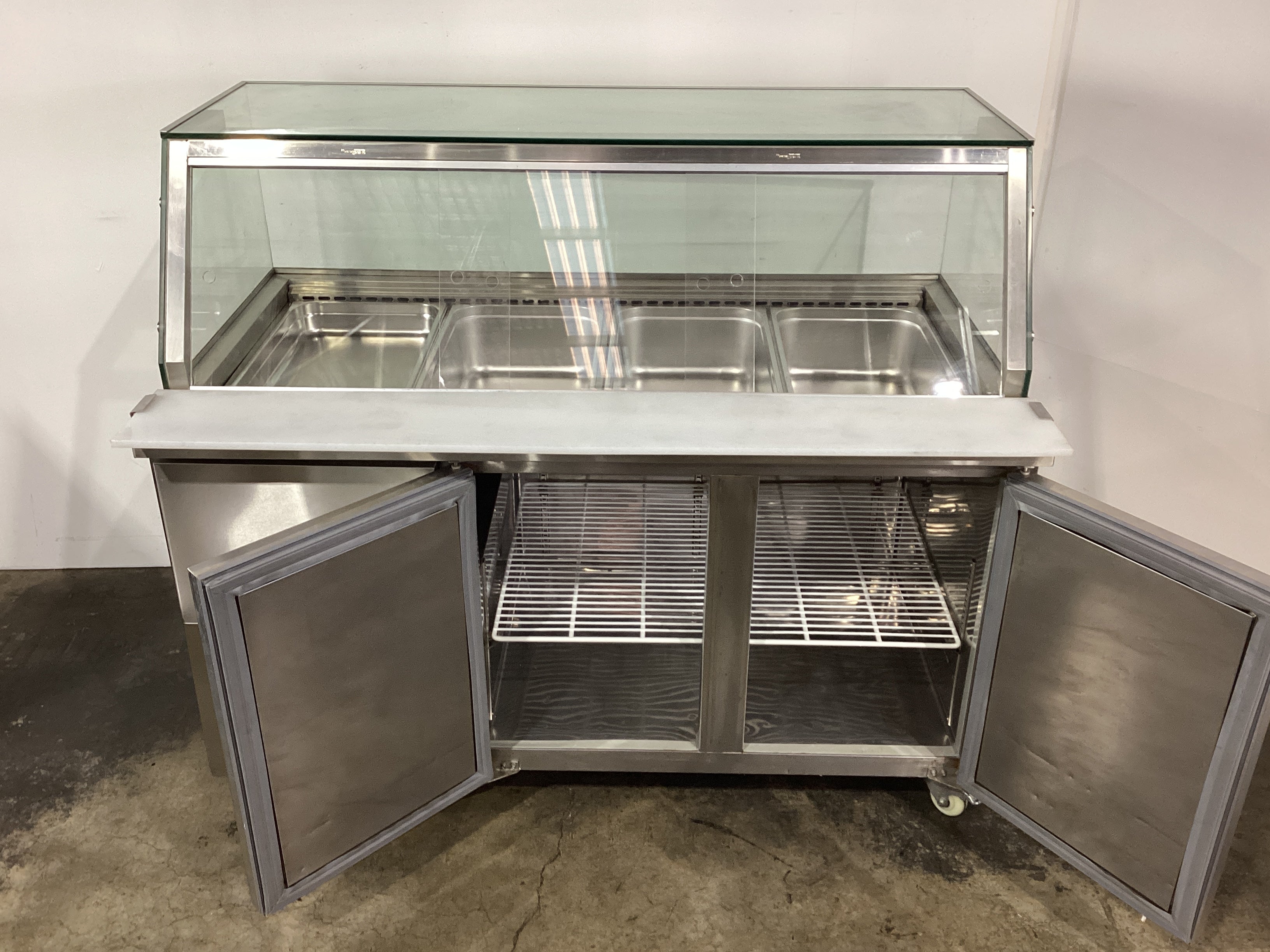 FED PG150FA-YG Sandwich Prep Fridge