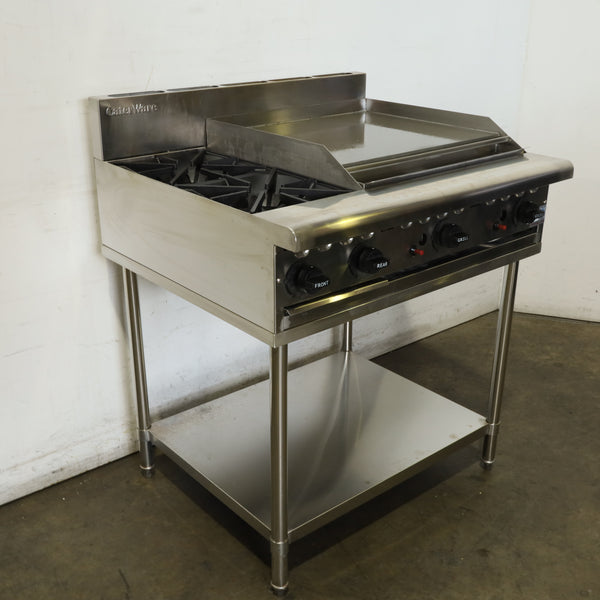 Caterware CW-GB2-60HP Cooktop/Griddle Combo
