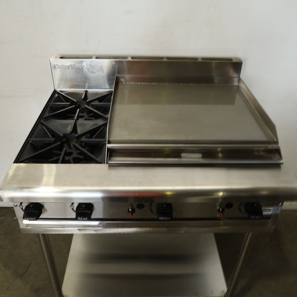 Caterware CW-GB2-60HP Cooktop/Griddle Combo