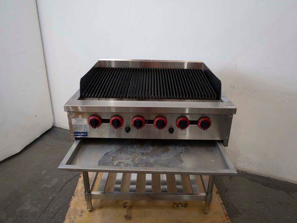 Gasmax QR-36E 6 Burner Char Grill