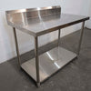 Stainless Steel Bench with Splashback
