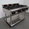 B+S Black 8 Burner Cooktop