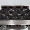 B+S Black 8 Burner Cooktop
