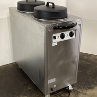 FED DR-2E - Double Plate Warmer + Dispenser