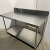 Simply Stainless Stainless Steel Bench with Splashback