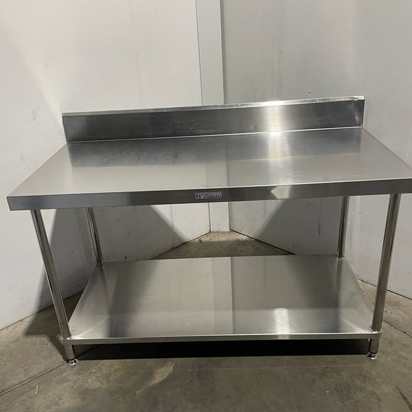 Simply Stainless Stainless Steel Bench with Splashback