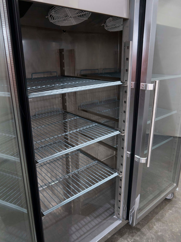 FED-X XURF1200G2V 2 Glass Door Upright Freezer