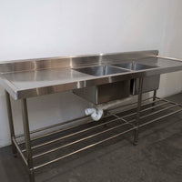 KSS Double Bowl Sink Bench