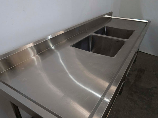 KSS Double Bowl Sink Bench