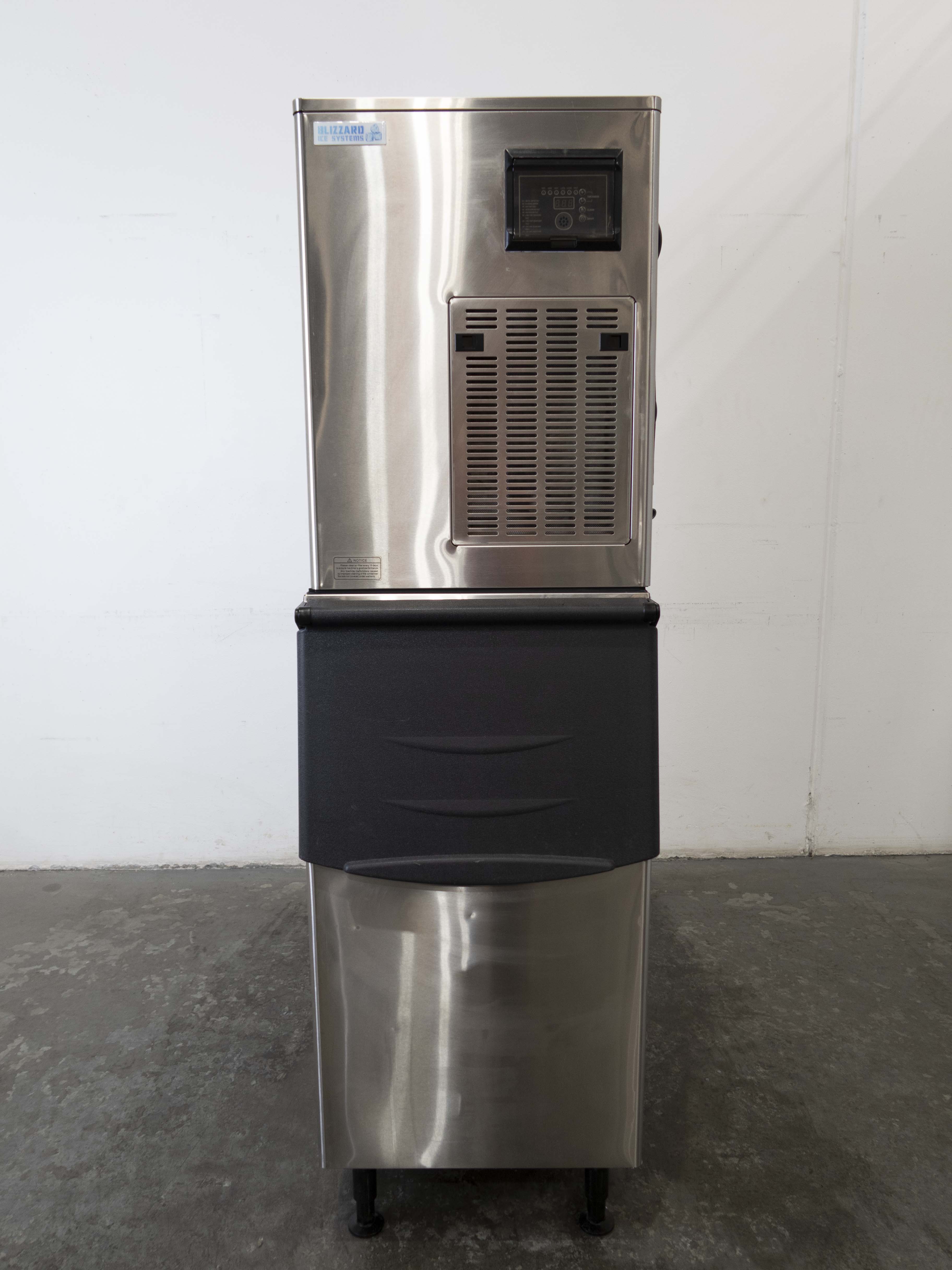 Blizzard SN-320M Ice Machine with Ice Bin