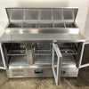 Polar G605-A-03 3 Door Prep Fridge