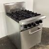 Luus RS-4B 4 Burner Range Oven