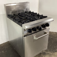 Luus RS-4B 4 Burner Range Oven