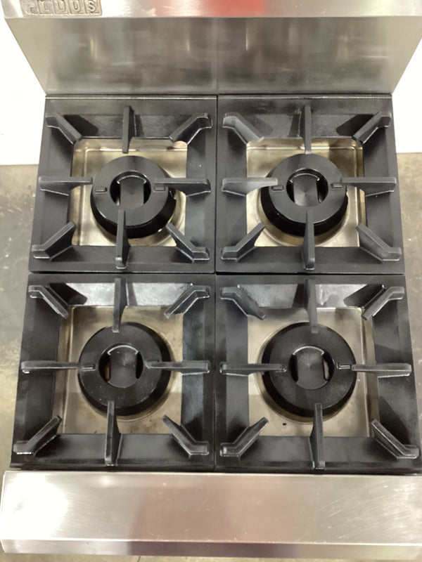Luus RS-4B 4 Burner Range Oven