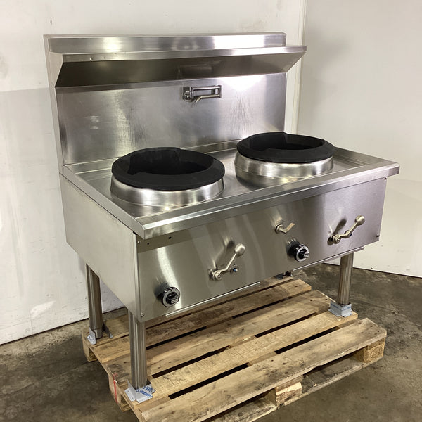 Luus WZ-2C 2 Hole Wok Table