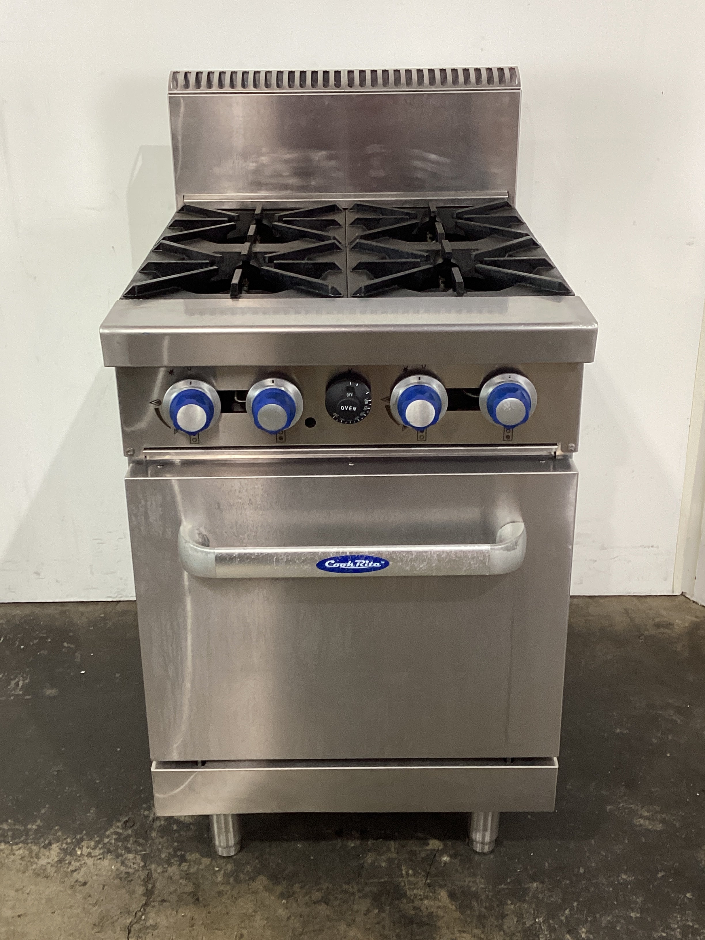 Cookrite AT80G4B-O 4 Burner Range Oven