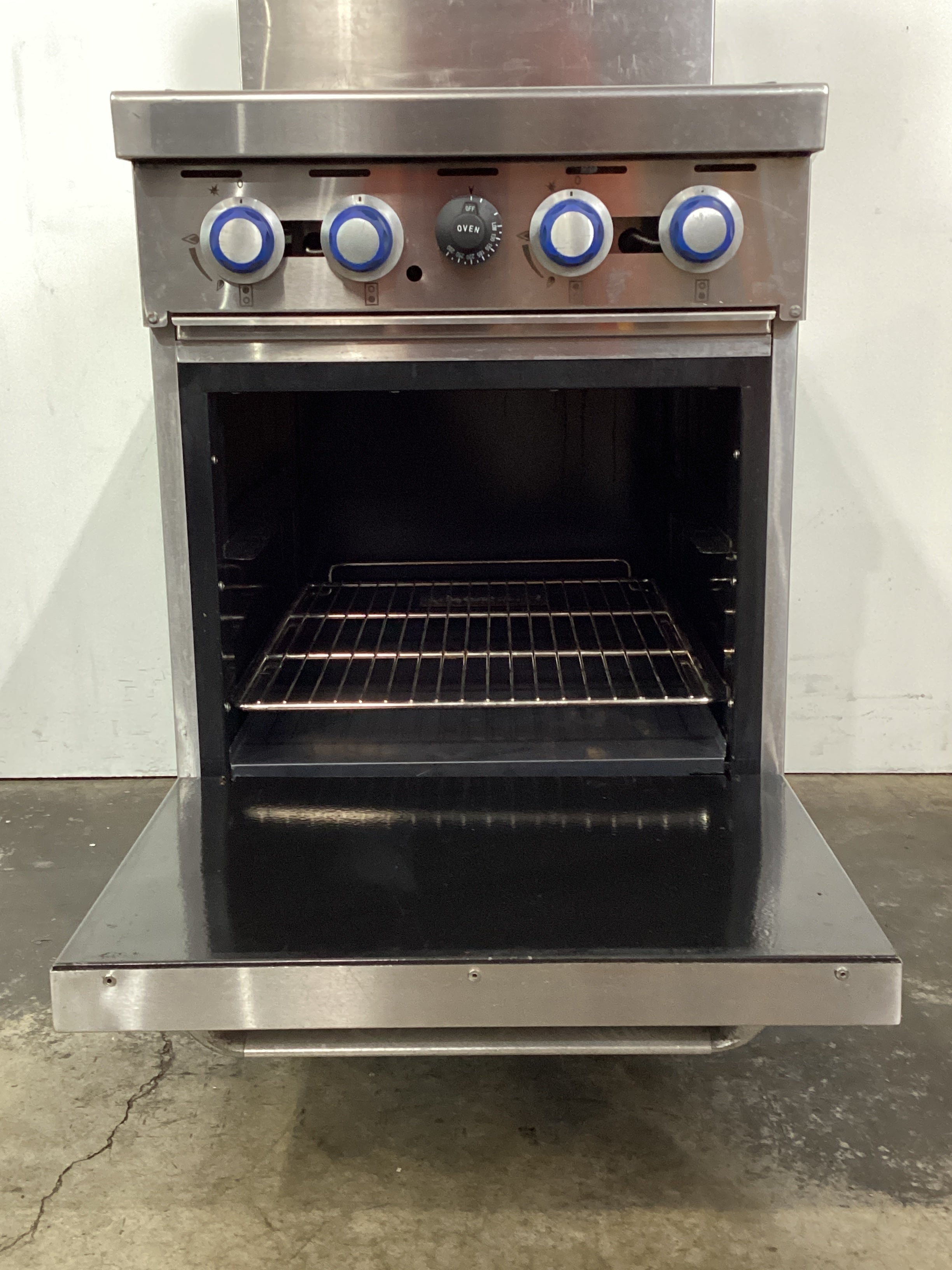 Cookrite AT80G4B-O 4 Burner Range Oven