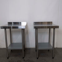 Vogue Stainless Steel Bench x 2