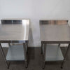 Vogue Stainless Steel Bench x 2