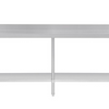 Vogue Stainless Steel Bench with Splashback