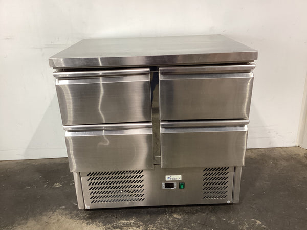 FED-X XGNS900-4D Workbench Fridge