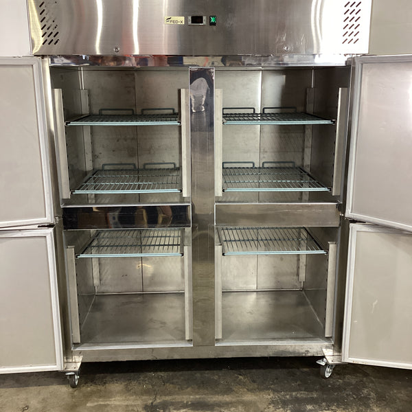 FED-X XURC1410S2V Upright Fridge