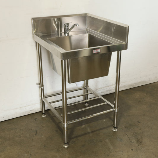 Simply Stainless SS05.7.600 Stainless Steel Sink with Splashback