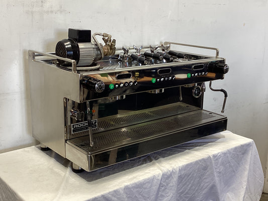 Rocket Boxer Timer A3 3 Group Coffee Machine