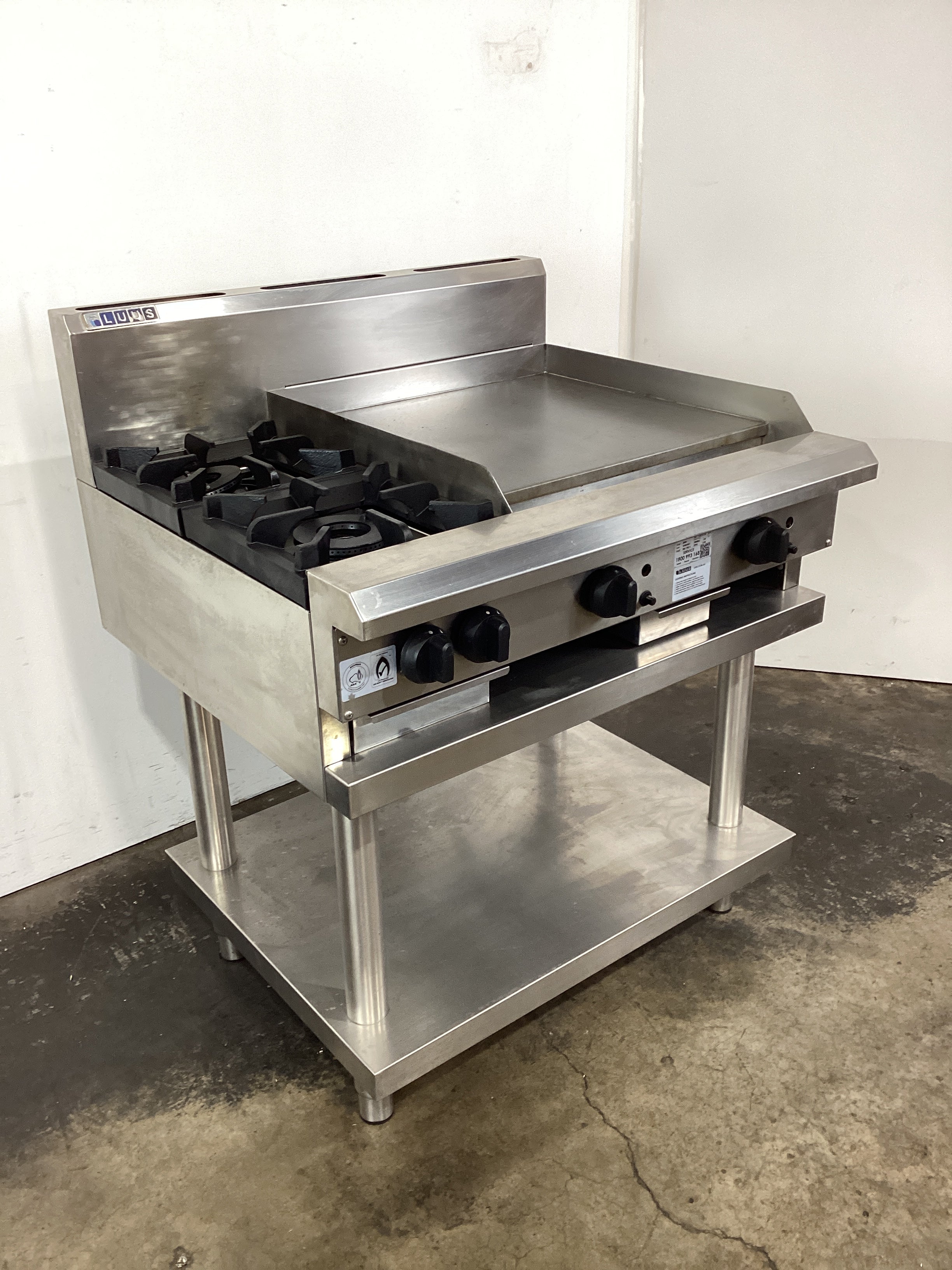 Luus CS-2B6P Griddle Cooktop