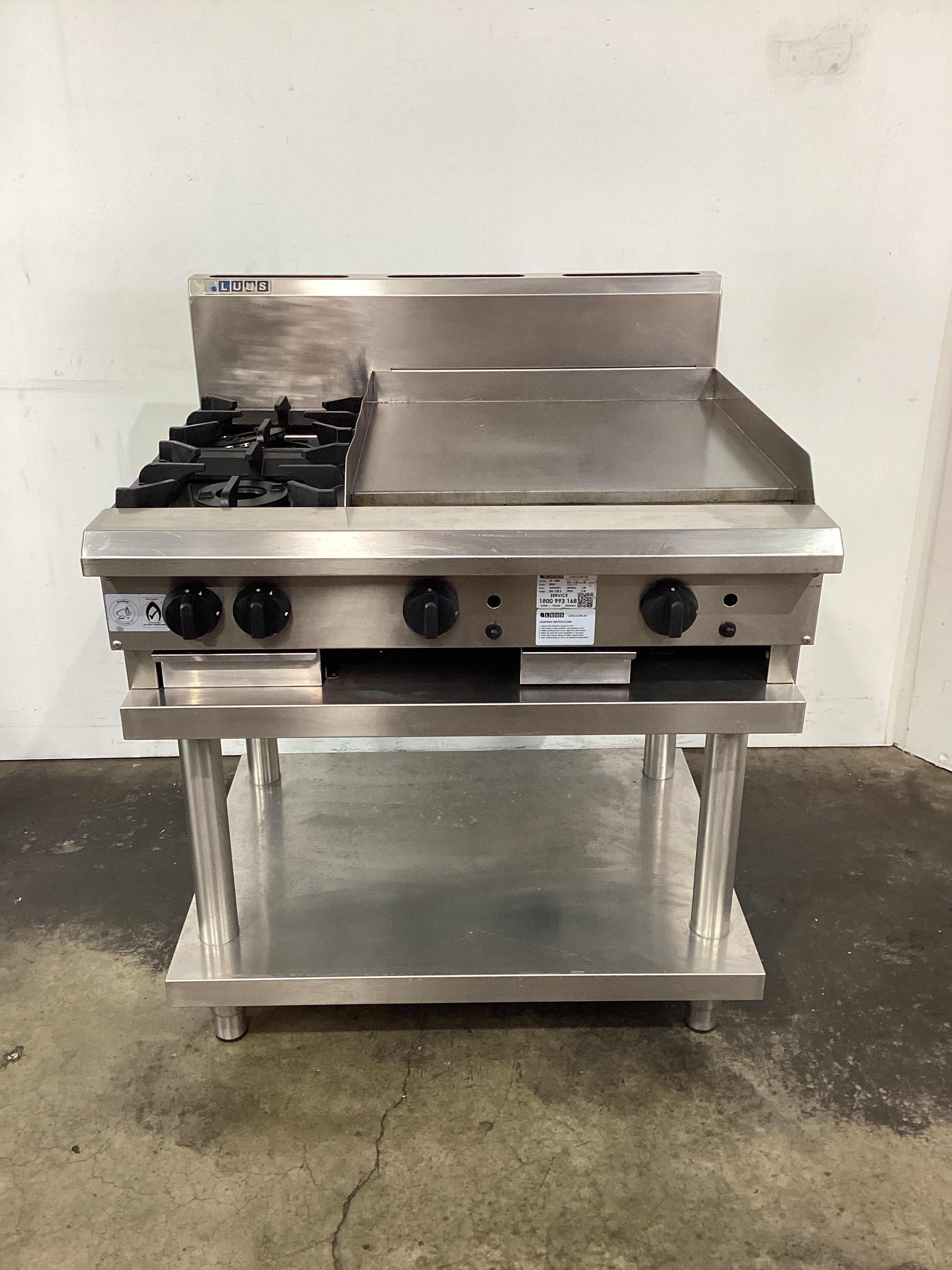 Luus CS-2B6P Griddle Cooktop