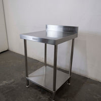 Stainless Steel Bench With Splash