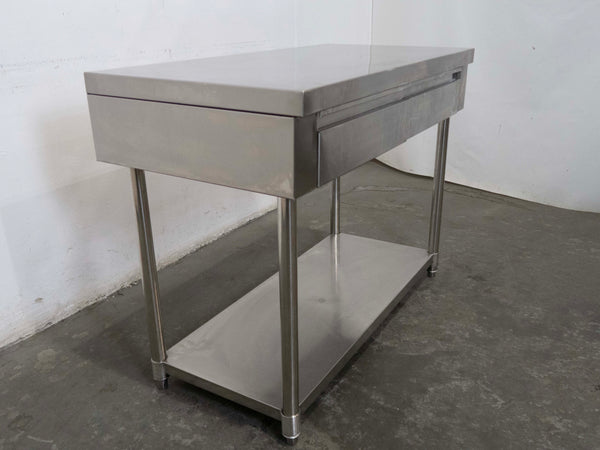Stainless Steel Bench with 2 Drawers
