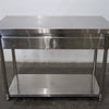 Stainless Steel Bench with 2 Drawers