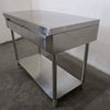 Stainless Steel Bench with 2 Drawers