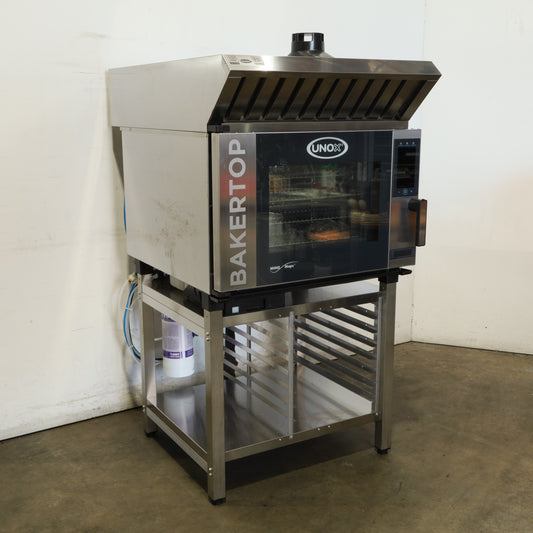 Unox XEBC-04EU-EPRM 4 Tray Combi Oven with Stand & Exhaust