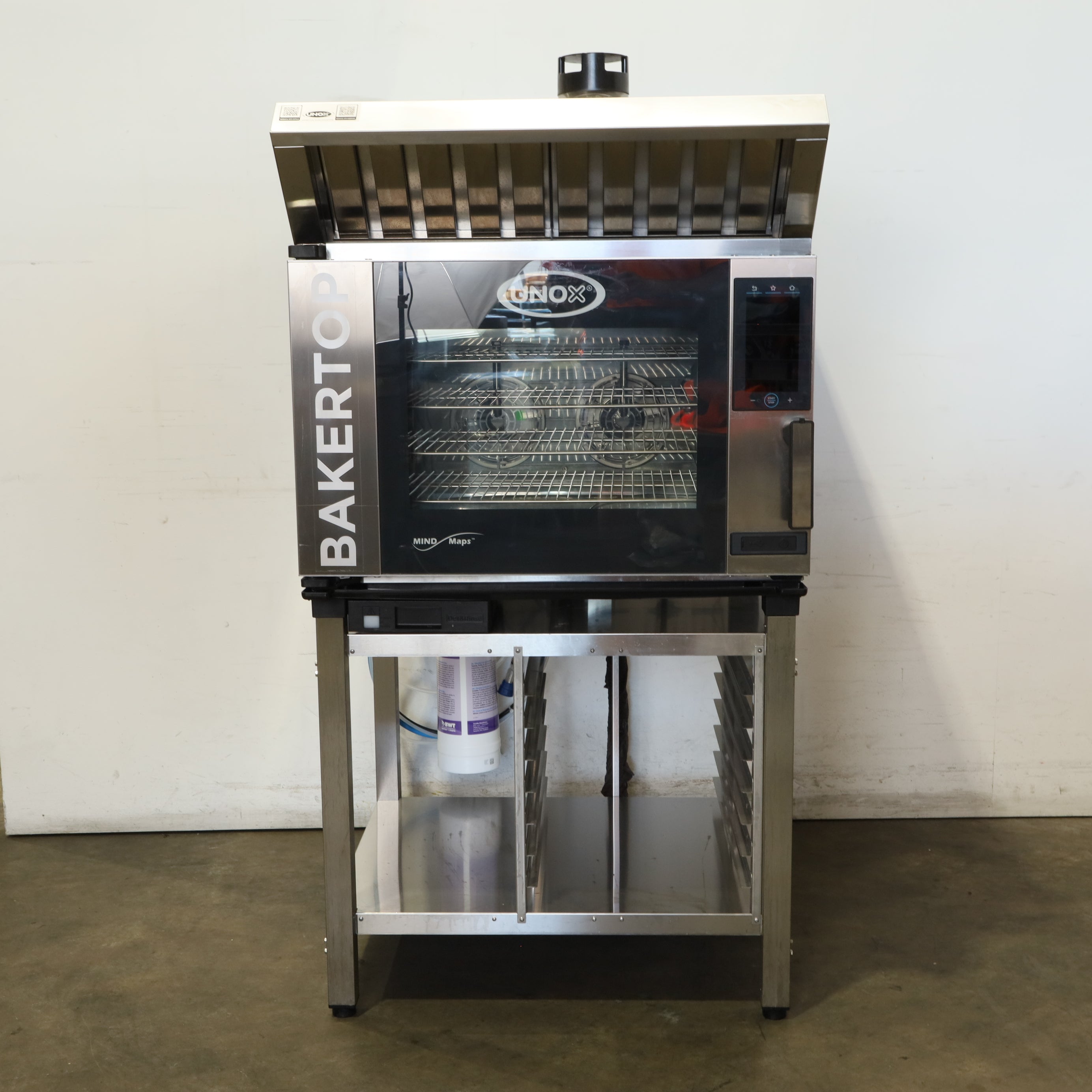 Thumbnail - Unox XEBC-04EU-EPRM 4 Tray Combi Oven with Stand & Exhaust
