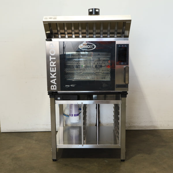 Unox XEBC-04EU-EPRM 4 Tray Combi Oven with Stand & Exhaust