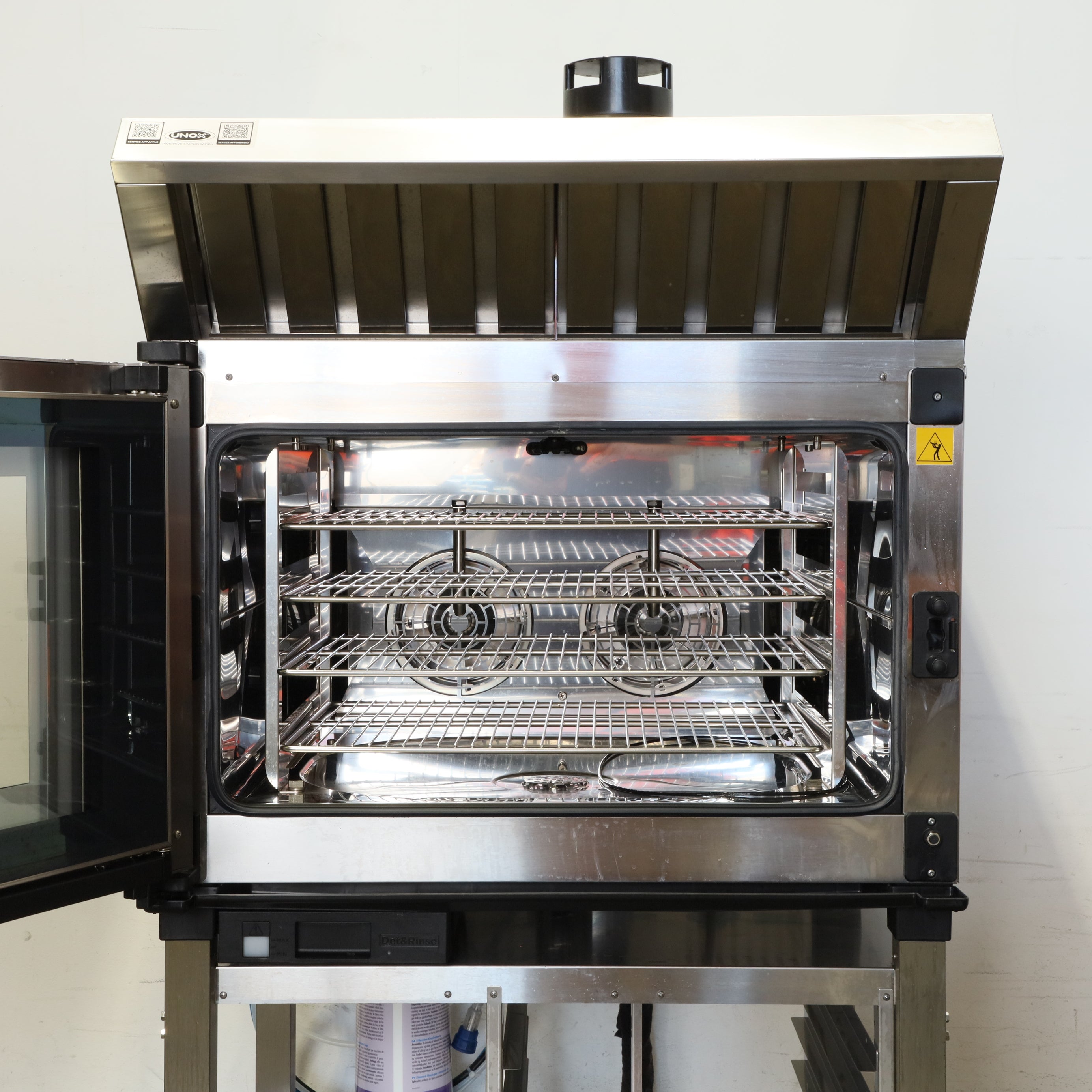 Thumbnail - Unox XEBC-04EU-EPRM 4 Tray Combi Oven with Stand & Exhaust