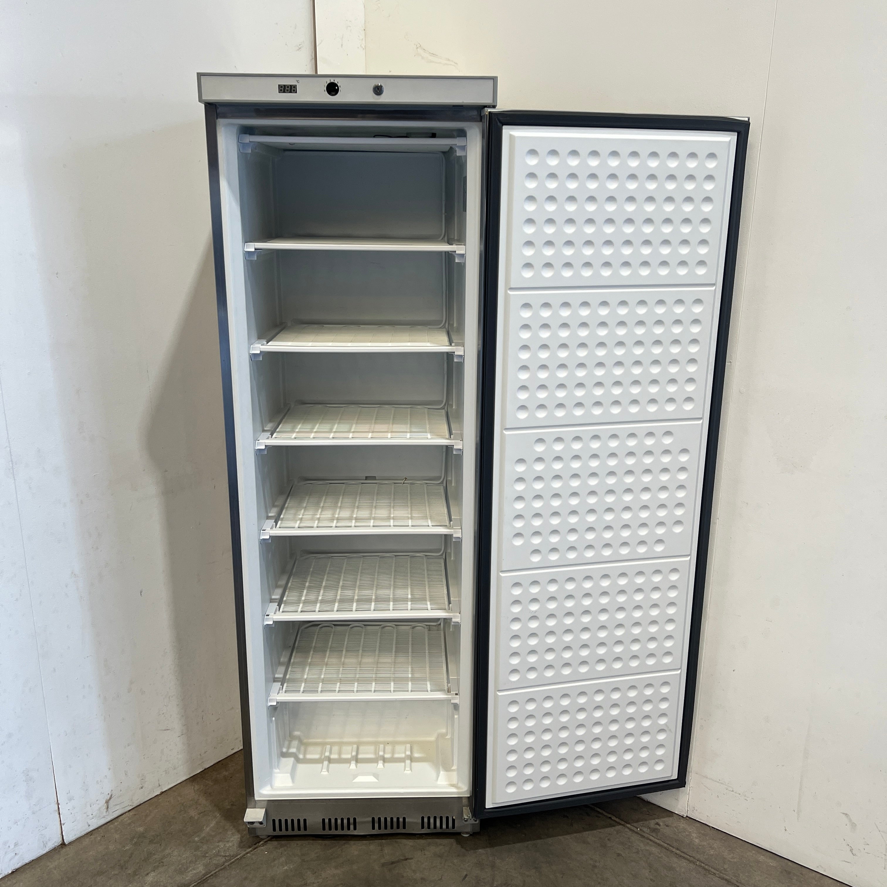 FED HF400 Stainless Steel Upright Freezer