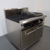 Luus CS-4B3P 4 Burner Range Oven