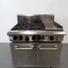 Luus CS-4B3P 4 Burner Range Oven