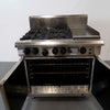 Luus CS-4B3P 4 Burner Range Oven