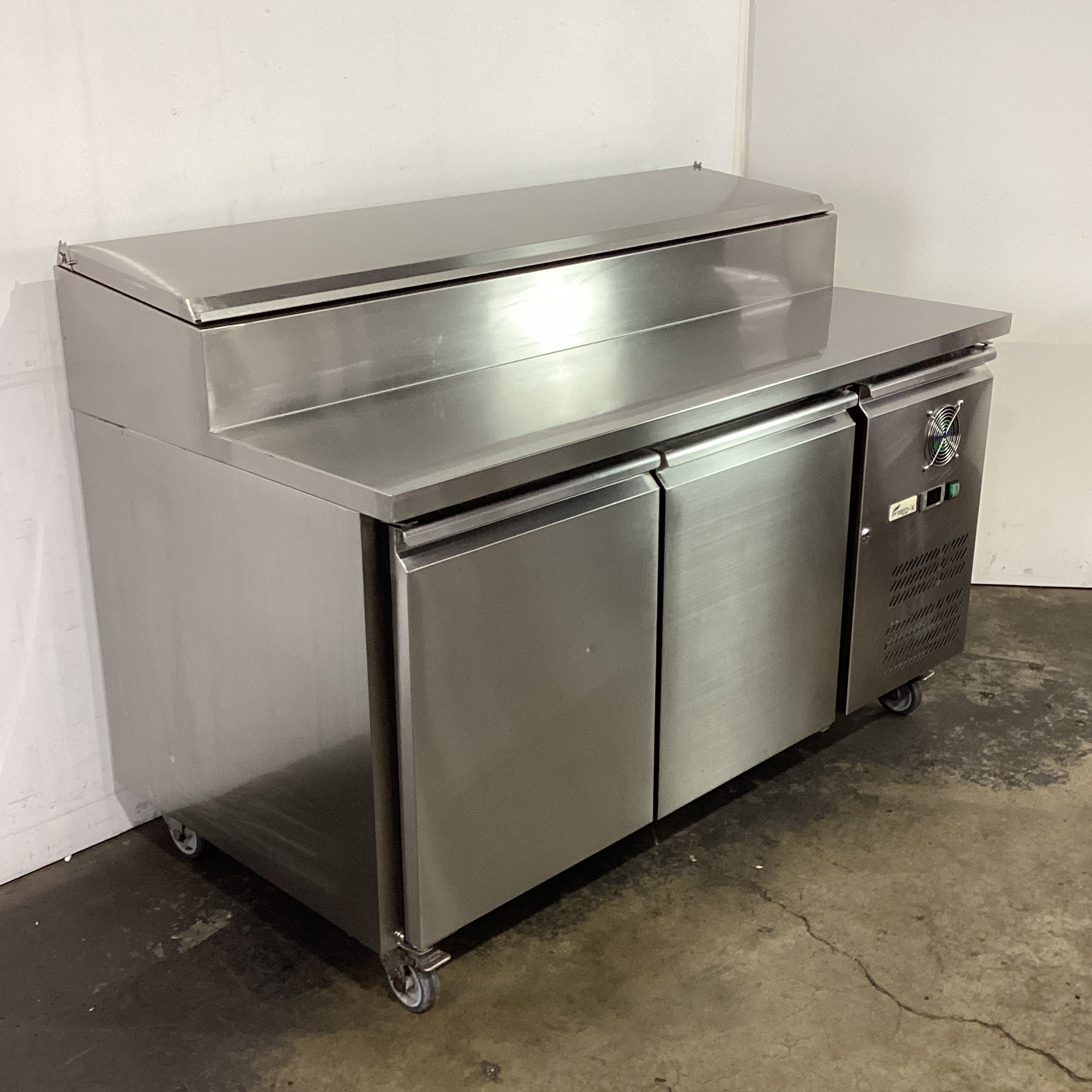 FED-X XSS8C15S2V Sandwich Prep Bench Fridge