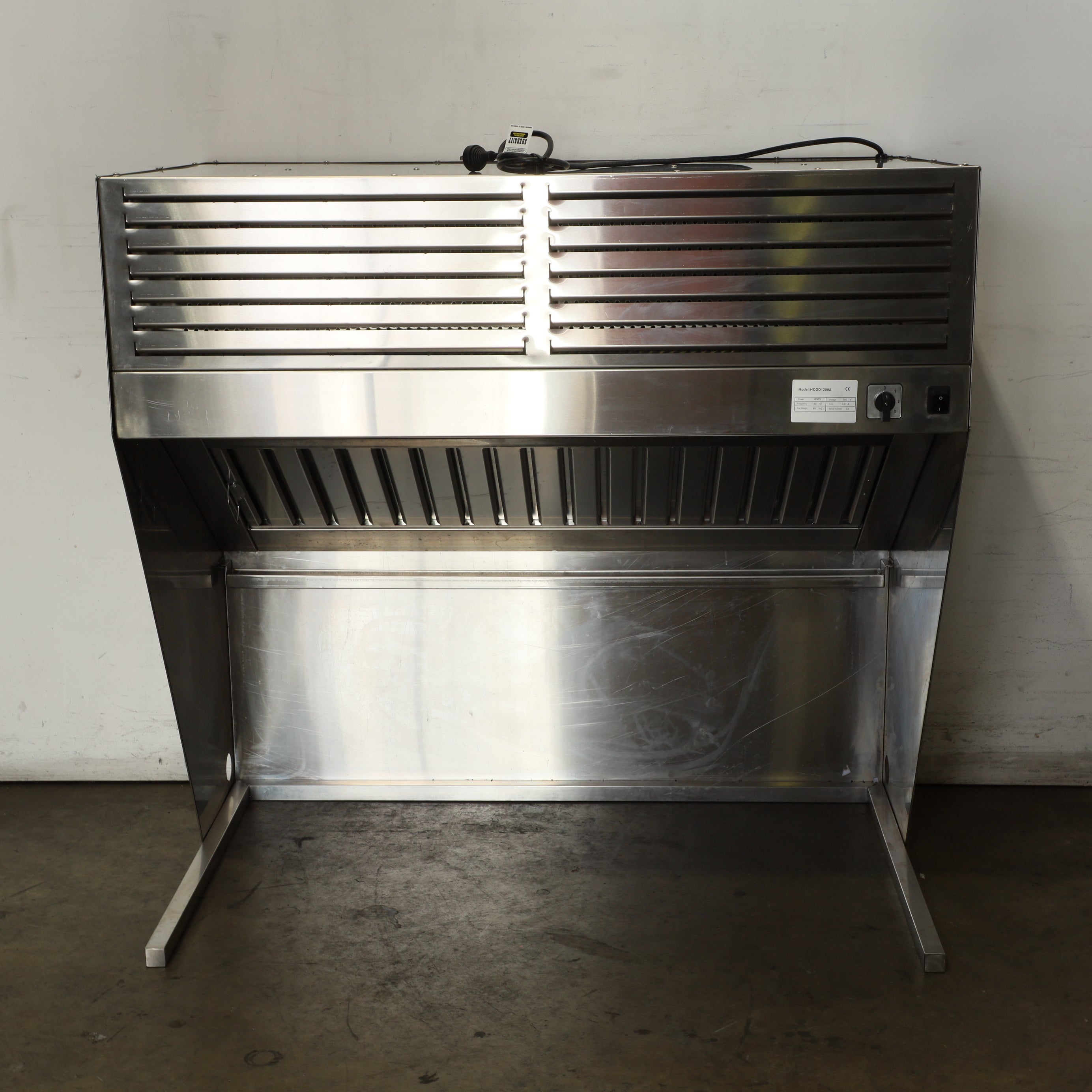 FED HOOD1200A Exhaust Hood Canopy