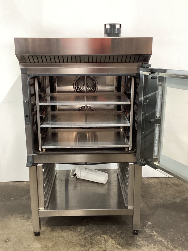 Unox XEFT-06EU-ETLV Convection Oven W/Stand & Exhaust Hood